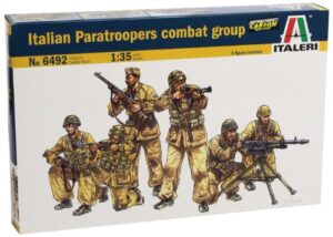 italeri models italian paratrooper combat group kit