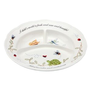 lenox butterfly meadow divided serving dish, plate