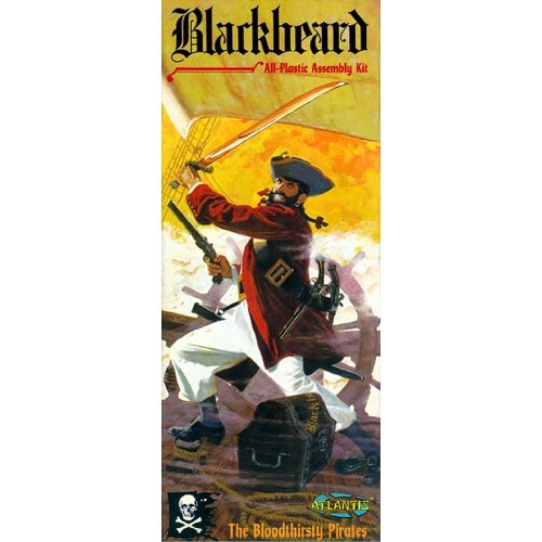 Blackbeard Pirate Figure Model Kit 1/10 Atlantis