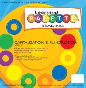 2nd grade reading learning palette capitalization and punctuation