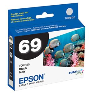 Epson 69, (T069120-S) DuraBrite Ultra Black Ink Cartridge