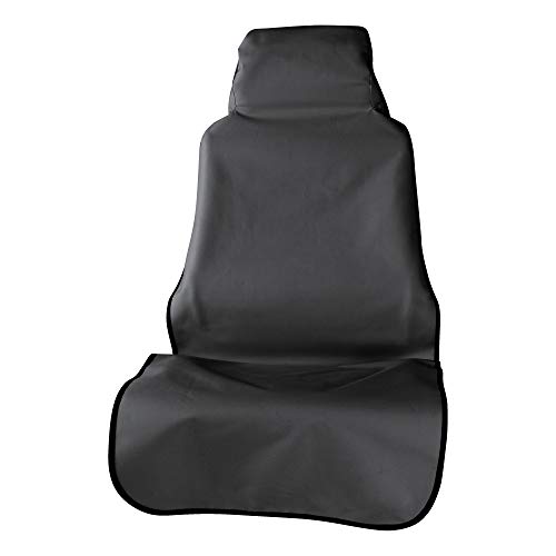 ARIES 3142-09 Seat Defender 58-Inch x 23-Inch Black Waterproof Universal Bucket Car Seat Cover Protector