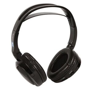 Audiovox Single Channel Wireless Fold-Flat Headphones with Batteries