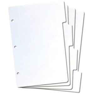 tabbed mini stamp storage panels 4/pkg 8.25"x6"-