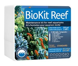 prodibio bio reef kit, maintenance, saltwater, 30/ 1ml vials, 30 gal and up
