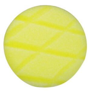 astro 4635 3-inch yellow diamond cut foam pad, velcro