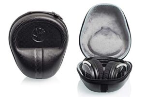 slappa hardbody pro full sized headphone case - fits audio technica ath-m50 and many other popular models