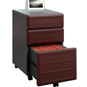 Ameriwood Home Pursuit Mobile File Cabinet, Cherry