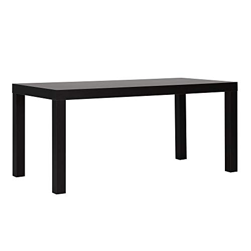 Ameriwood Home Parsons Coffee Table, Espresso, 19 in x 39 in x 18 in (D x W x H)