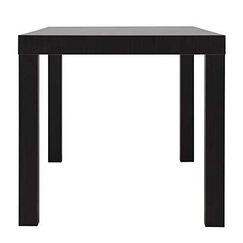 Ameriwood Home Parsons Coffee Table, Espresso, 19 in x 39 in x 18 in (D x W x H)