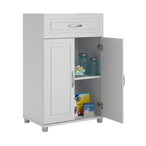 SystemBuild Kendall 1 Drawer/2 Door Base Storage Cabinet 24" - White