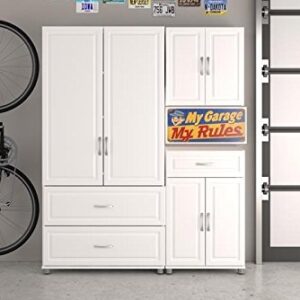 SystemBuild Kendall 1 Drawer/2 Door Base Storage Cabinet 24" - White