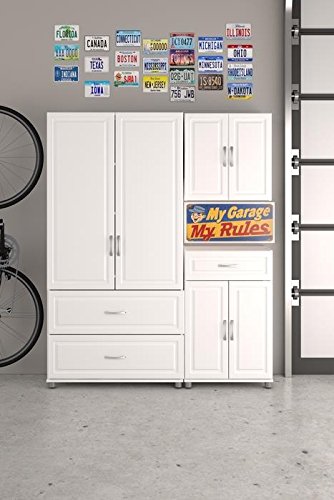 SystemBuild Kendall 1 Drawer/2 Door Base Storage Cabinet 24" - White