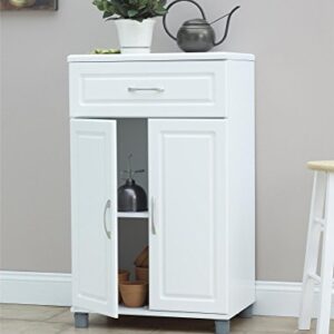 SystemBuild Kendall 1 Drawer/2 Door Base Storage Cabinet 24" - White