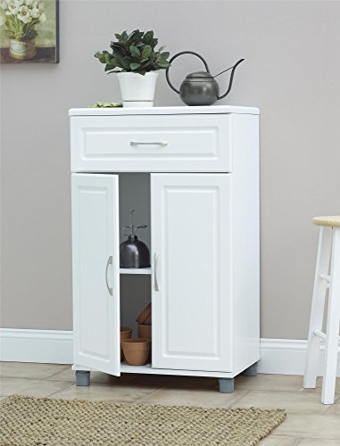 SystemBuild Kendall 1 Drawer/2 Door Base Storage Cabinet 24" - White