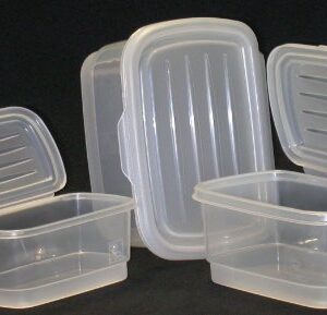 Food Storage Containers Set, Nested, Attached Lids, Dishwasher, Freezer and Microwave Safe, Italian