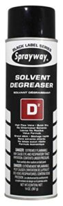 sprayway solvent degreaser, net 14 oz.