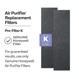 Honeywell HFD320 Air Genius 5 Air Purifier with Permanent Washable Filter Large Rooms (250 sq. ft.) Black