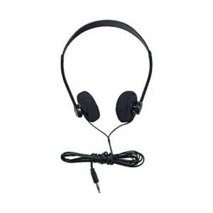 encore enc-06 50 pack budget stereo classroom headphones bulk disposable