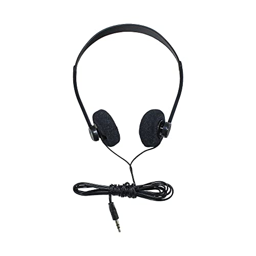 Encore ENC-06 50 Pack Budget Stereo Classroom Headphones Bulk Disposable