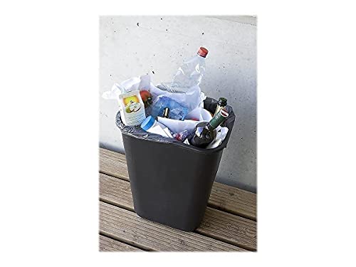 Rubbermaid Commercial Soft Molded Plastic Wastebasket, 7 Gal, Black