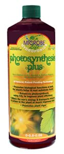microbe life hydroponics premium photosynthesis plus liquid nutrients for hydroponics to grow fruits, vegetables, and herbs, the best professional big bud grow, 32 ounces