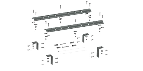 B&W Trailer Hitches RVR3200 Universal Mounting Rail with Bracket and Hardware