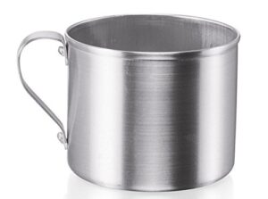 imusa stovetop use or camping 0.7 quart aluminum mug, 1 count (pack of 1), silver