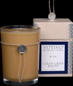 votivo classic candles - clean crisp white