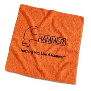 hammer microfiber towel, orange