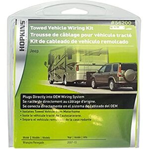 hopkins towing solutions 56200 plug-in simple towed vehicle wiring kit