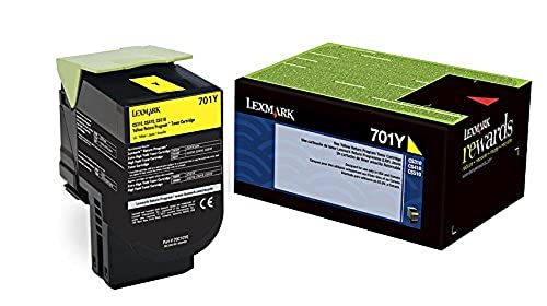 Lexmark 70C10Y0 Yellow Return Program Toner