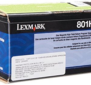 Lexmark 80C1HM0 Magenta High Yield Return Program Toner