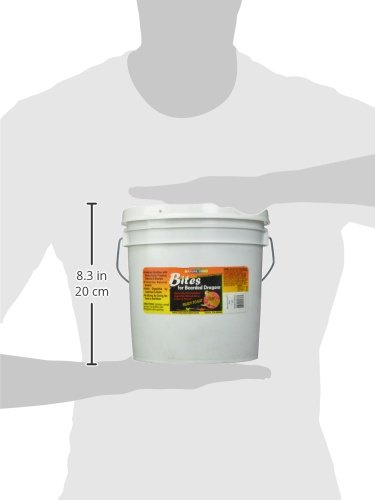 Nature Zone SNZ54623 Bearded Dragon Bites Soft Moist Food, 1-Gallon