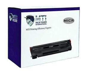 micr toner international compatible magnetic ink cartridge replacement for hp 83a cf283a laserjet pro m201, mfp m125 m127 m225