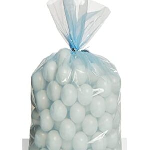 Unique Party Cellophane Bags, 30 Count (Pack of 1), Baby Blue