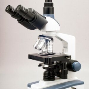 AmScope T120B-5M Digital Professional Siedentopf Trinocular Compound Microscope, 40X-2000X Magnification, WF10x and WF20x Eyepieces, Brightfield, LED Illumination, Abbe Condenser with Iris Diaphragm, Double-Layer Mechanical Stage, 100-240VAC, Includes 5MP