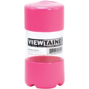 viewtainer storage container, 2 x 4-inch, pink
