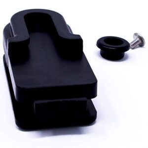 educator belt/saddle/purse quick-release transmitter holder for educator remote dog training collars,black