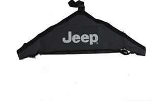 jeep genuine accessories 82210316 black t-style hood cover