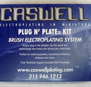 Caswell Plug Nâ€™ Plate Brass Plating Kit