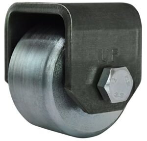 uf ultra-fab mini steel roller - 1½"w x 2½"d black and chrome wheel with alloy (0 x 0. inches /0, 0 inches offset)
