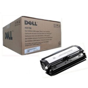 dell hx756 black toner cartridge for 2335dn laser printer