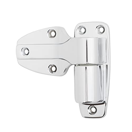 Kason 1246 Reversible Cam-Rise Hinge, Flush Offset, Polished Chrome Finish, 11246000028