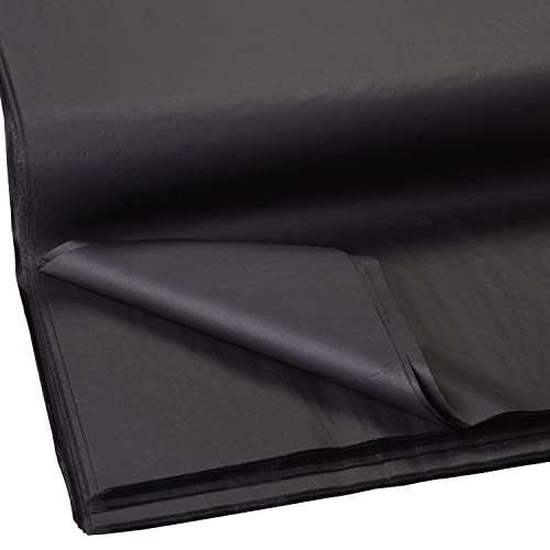 Jillson Roberts Bulk 20 x 30 Inches Recycled Tissue, Black, 480 Unfolded Sheets (BFT21)