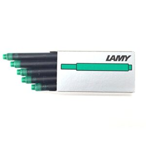 lamy 5 green ink cartridges
