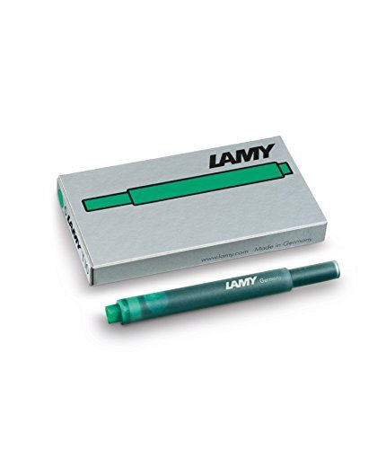 Lamy 5 Green Ink Cartridges