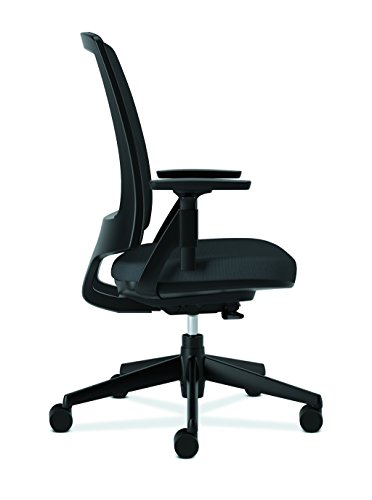 HON Lota Office Chair - Mid Back Mesh Desk Chair or Conference Room Chair, Black (H2281)