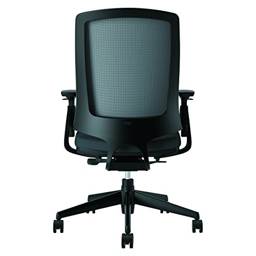 HON Lota Office Chair - Mid Back Mesh Desk Chair or Conference Room Chair, Black (H2281)