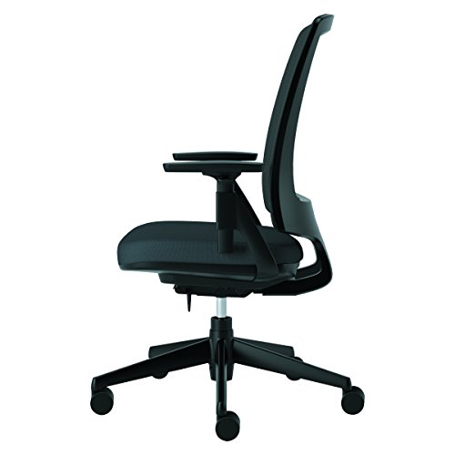 HON Lota Office Chair - Mid Back Mesh Desk Chair or Conference Room Chair, Black (H2281)